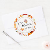 Herfstbladeren sticker (Envelop)