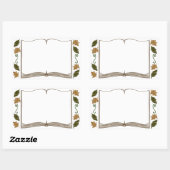 Herfstbladeren Sticker Bookplate (Vel)