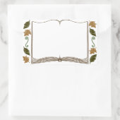 Herfstbladeren Sticker Bookplate (Tas)