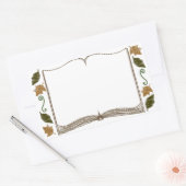 Herfstbladeren Sticker Bookplate (Envelop)