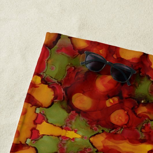 Herfstbladeren Strandlaken (In situ)