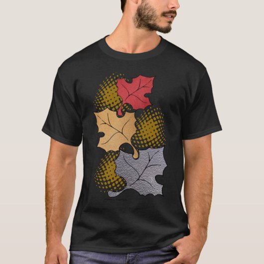 Herfstbladeren T-shirt (Voorkant)