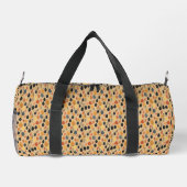 Herfstbladeren Tan Pattern Duffel Bag Plunjezak (Achterkant)