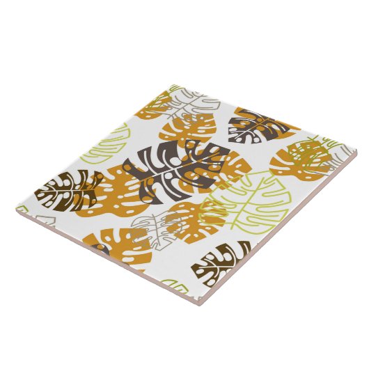 herfstbladeren tegel tegeltje (Zijkant)