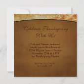 Herfstbladeren Thanksgiving Aangepaste Personaliza Kaart (Achterkant)