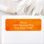 Herfstbladeren Thanksgiving-adreslabels Etiket (Insitu)