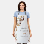 Herfstbladeren Thanksgiving All-Over Print Schort (Gedragen)