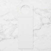 Herfstbladeren thanksgiving dank je wijn flessenhanger (Achterkant)