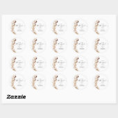 Herfstbladeren Thanksgiving-diner sticker (Vel)