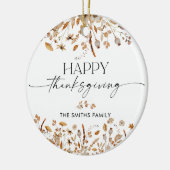 Herfstbladeren Thanksgiving Dinner Ornament (Links)