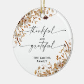 Herfstbladeren Thanksgiving Dinner Ornament (Links)