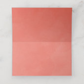 Herfstbladeren Thanksgiving gevouwen plaats kaart Plaatskaartje (Binnenkant ongevouwen)