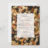 Herfstbladeren Thanksgiving Kaart (Voorkant)
