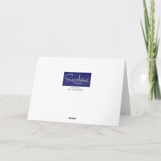 Herfstbladeren / Thanksgiving Kaart (Achterkant)