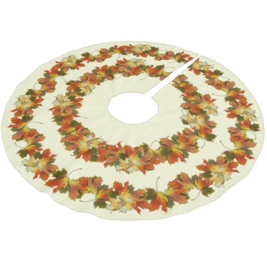 Herfstbladeren Thanksgiving Kerstboom Rok (Gekanteld)