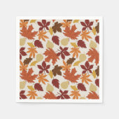 Herfstbladeren Thanksgiving Servet (Voorkant)