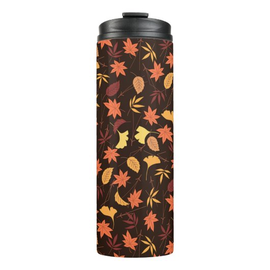 Herfstbladeren Thermische Bekerkop Thermosbeker (Voorkant)