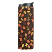 Herfstbladeren Thermische Bekerkop Thermosbeker (Gedraaid links)