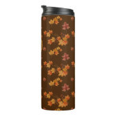 Herfstbladeren Thermische Tumbler Thermosbeker (Geroteerd rechts)