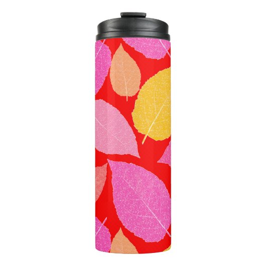 Herfstbladeren. Thermosbeker (Voorkant)