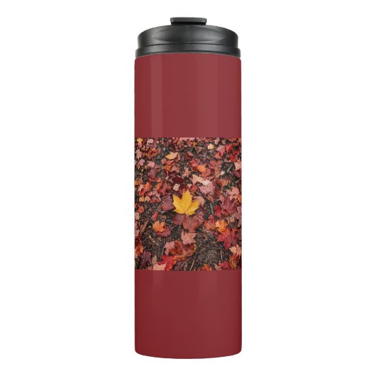 Herfstbladeren  thermosbeker (Voorkant)