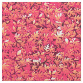 Herfstbladeren, tinten rood en oranje stof (Close Up)