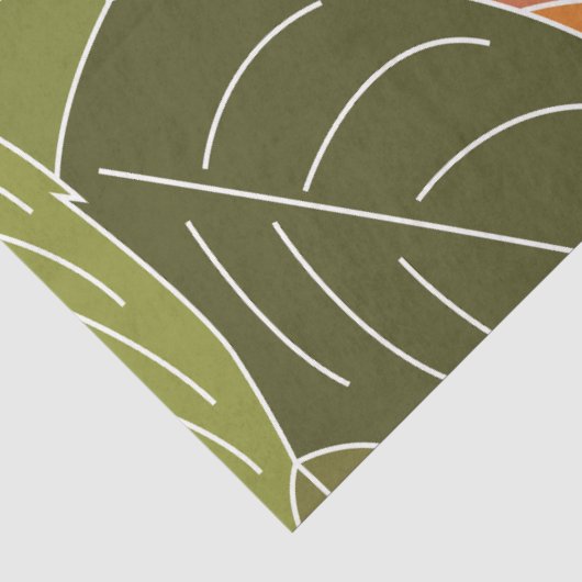 Herfstbladeren Tissuepapier (Detail)