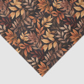 Herfstbladeren Tissuepapier Rijk Bruin Goud (Detail)