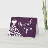 Herfstbladeren Trouwjurk Bedankt (Voorkant)