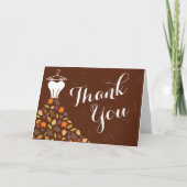 Herfstbladeren Trouwjurk Bedankt (Voorkant)