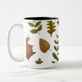 Herfstbladeren Tweekleurige Koffiemok (Links)