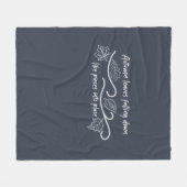 Herfstbladeren vallen als stukjes op hun plaats fleece deken (Voorkant (Horizontaal))