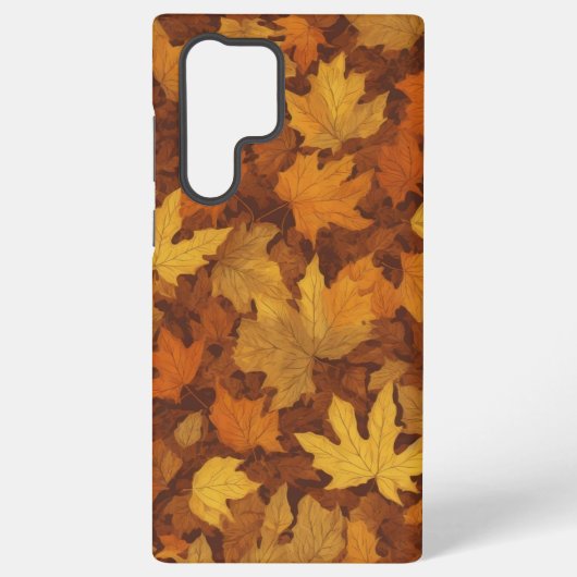 Herfstbladeren vallen samsung galaxy hoesje (Achterkant)
