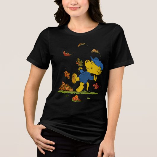 Herfstbladeren van Ferald Tri-Blend Shirt (Voorkant)
