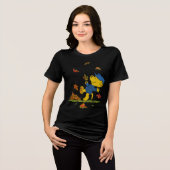 Herfstbladeren van Ferald Tri-Blend Shirt (Voorkant volledig)