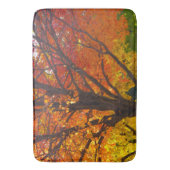 Herfstbladeren van geel en Sinaasappel Foto Badmat (Voorkant Verticaal)