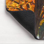 Herfstbladeren van geel en Sinaasappel Foto Muismat (Hoek)