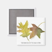 "Herfstbladeren" van Janae Lehto Magneet (Voorkant / Achterkant)