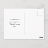 Herfstbladeren van zangvogels briefkaart (Achterkant)