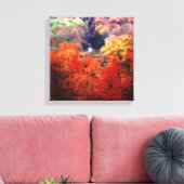 Herfstbladeren verkleurend canvas afdruk (Insitu (Woonkamer))