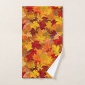 Herfstbladeren - Vier de schoonheid van de herfst Bad Handdoek (Handdoek)