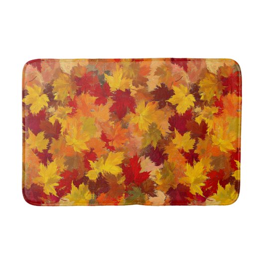 Herfstbladeren - Vier de schoonheid van de herfst Badmat (Voorkant)