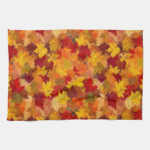 Herfstbladeren - Vier de schoonheid van de herfst Theedoek (Horizontaal)
