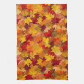 Herfstbladeren - Vier de schoonheid van de herfst Theedoek (Verticaal)