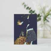 Herfstbladeren Vuur door C Coles Phillips Briefkaart (Staand voorkant)