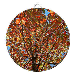 Herfstbladeren Vuurwerk Dartbord