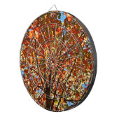 Herfstbladeren Vuurwerk Dartbord (Voorkant Rechts)