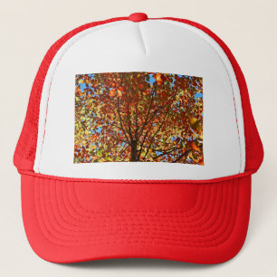 Herfstbladeren Vuurwerk Trucker Pet