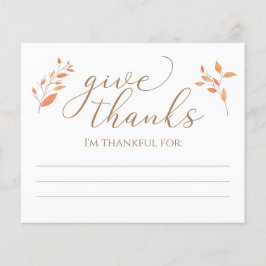 Herfstbladeren waarvoor ik dankbaar ben Dankbare T