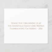 Herfstbladeren waarvoor ik dankbaar ben Dankbare T (Achterkant)